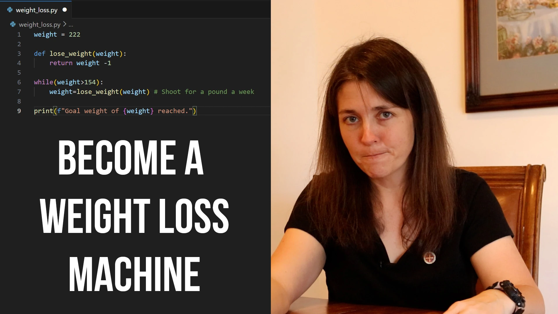 Become A Weight Loss Machine While Remaining Human (Computer Programming Applied to Weight Loss)